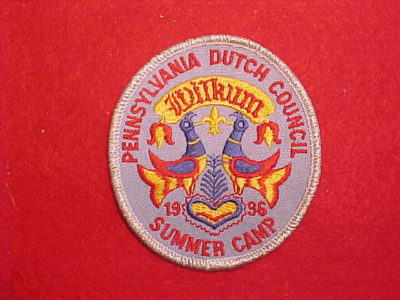 PENNSYLVANIA DUTCH COUNCIL SUMMER CAMP, 1996