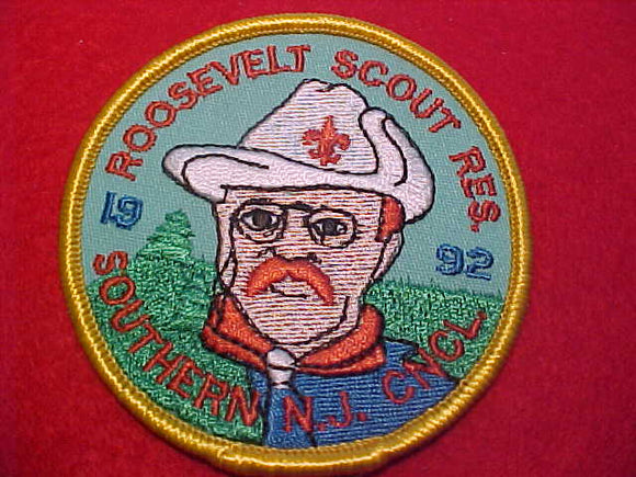 ROOSEVELT SCOUT RESERVATION, SOUTHERN NEW JERSEY COUNCIL, 1992