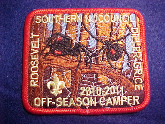 ROOSEVELT SCOUT RESERVATION/DILLER GRICE, SOUTHERN NEW JERSEY COUNCIL, OFF SEASON CAMPER, 2010-2011