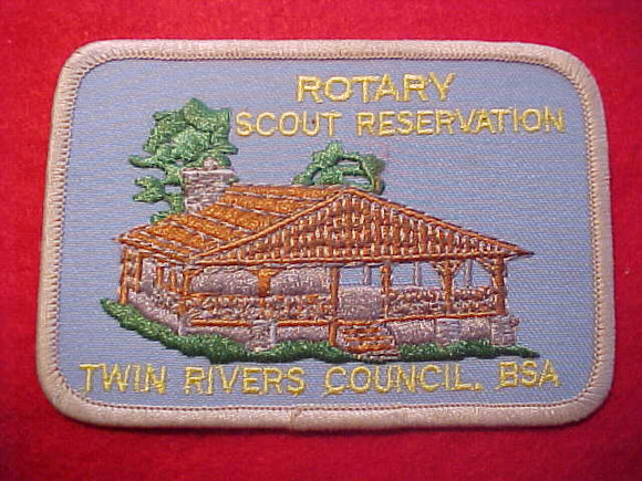 ROTARY SCOUT RESERVATION, TWIN RIVERS COUNCIL, TAN BORDER