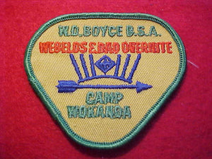 WOKANDA, W. D. BOYCE COUNCIL, WEBELOS & DAD OVERNITE