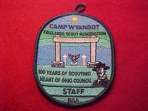 WYANDOT, FIRELAND SCOUT RESERVATION, HEART OF OHIO COUNCIL,LEADER, 2010 STAFF