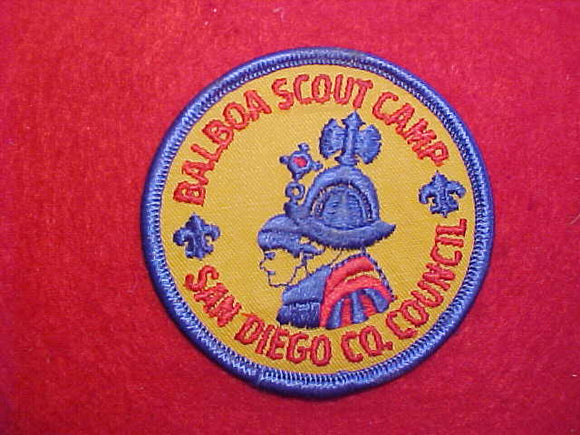 BALBOA SCOUT CAMP, SAN DIEGO COUNTY COUNCIL