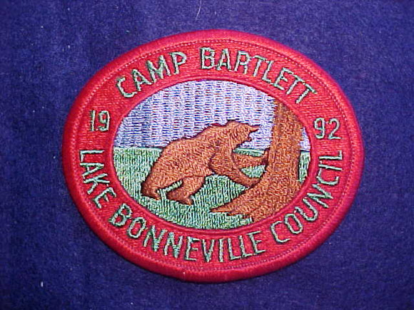 BARTLETT, LAKE BONNEVILLE COUNCIL, 1992