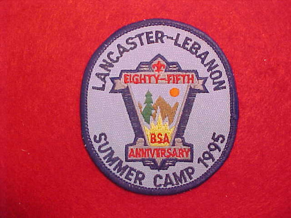 LANCASTER-LEBANON SUMMER CAMP, 1995, BLUE BORDER