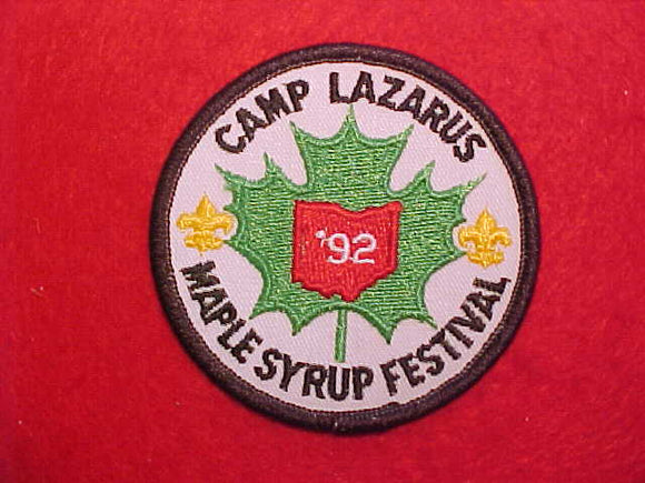 LAZARUS MAPLE SYRUP FESTIVAL, 1992