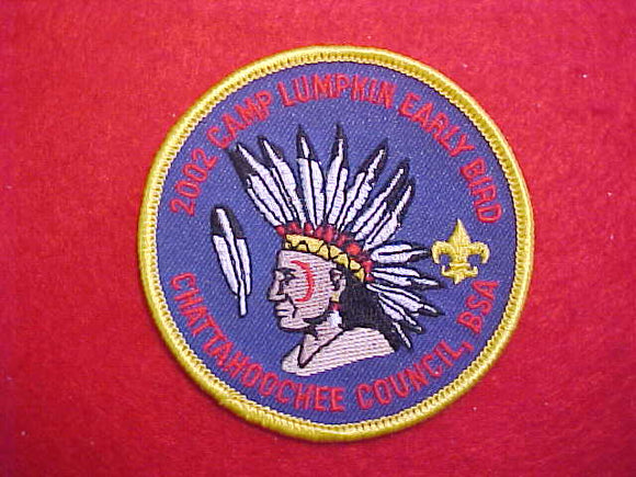 LUMPKIN EARLY BIRD, CHATTAHOOCHEE COUNCIL, 2002