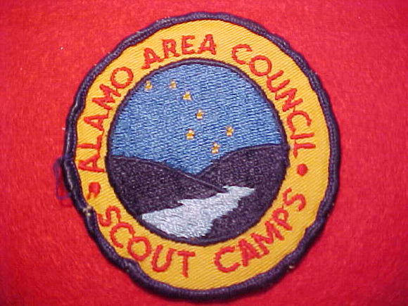 ALAMO AREA COUNCIL SCOUT CAMPS, 1960'S, USED