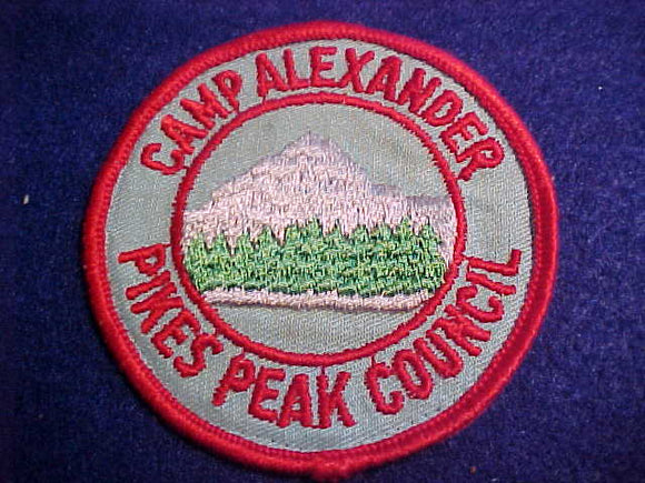 ALEXANDER, PIKES PEAK COUNCIL, 1960'S, USED