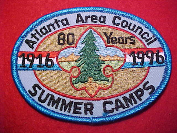 ATLANTA AREA COUNCIL SUMMER CAMPS, 1996