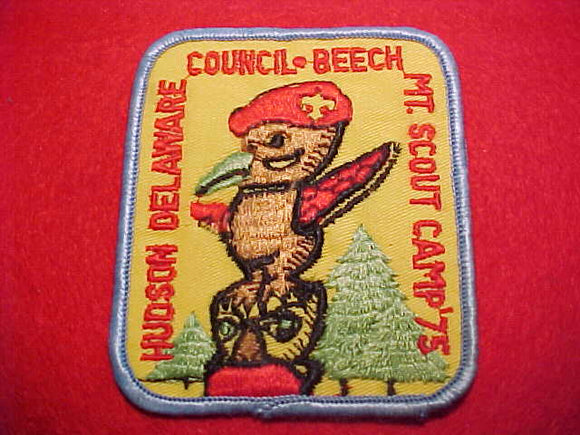 BEECH MT. SCOUT CAMP, HUDSON-DELAWARE COUNCIL, 1975