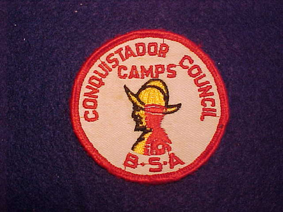 CONQUISTADOR COUNCIL CAMPS, 1960'S, USED
