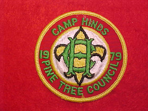 HINDS, PINE TREE COUNCIL, 1979