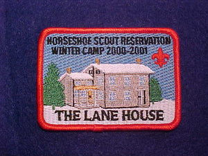 HORSESHOE SCOUT RESERVATION WINTER CAMP, THE LANE HOUSE, 2000-2001