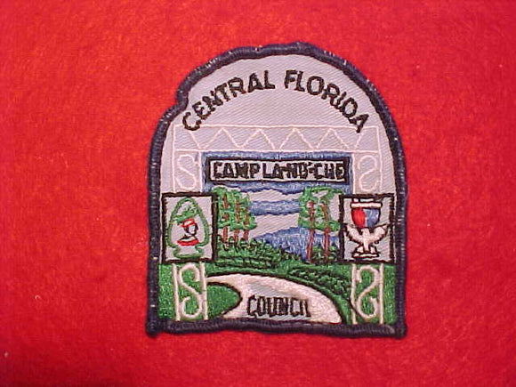 LA-NO-CHE, CENTRAL FLORIDA COUNCIL, BLUE BORDER, 1960'S, USED