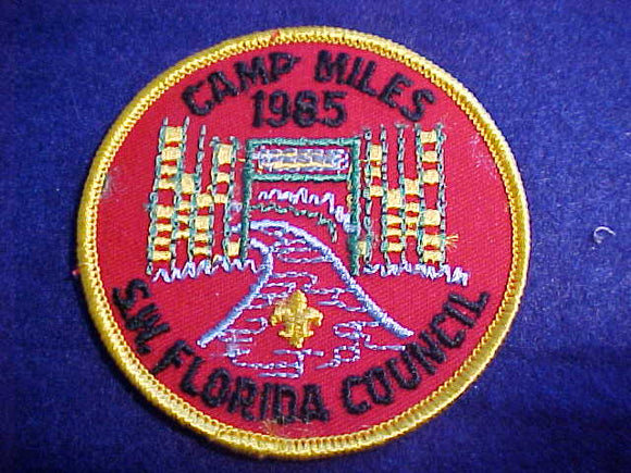 MILES, SOUTHWEST FLORIDA COUNCIL, 1985