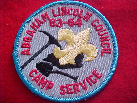 ABRAHAM LINCOLN COUNCIL, CAMP SERVICE, 1983-84