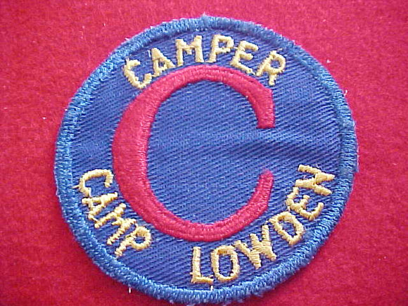 LOWDEN (CAMP), FIRECRAFTERS CAMPER, USED