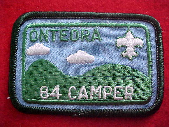ONTEORA, CAMPER, 1984, 3X2