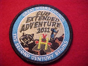GREAT RIVERS COUNCIL CUB EXTENDED ADVENTURE, 2011