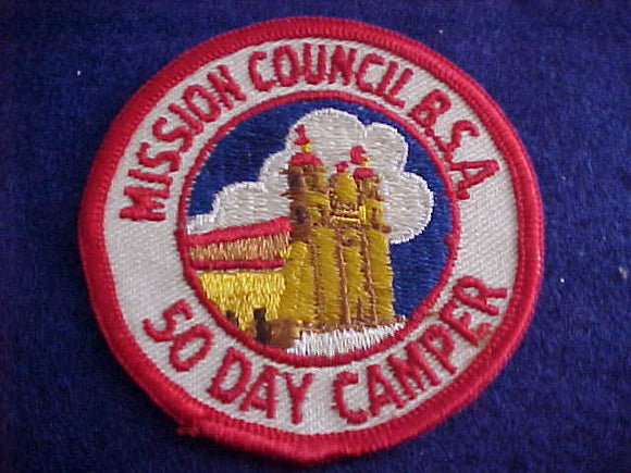 MISSION COUNCIL 50 DAY CAMPER, 1960'S