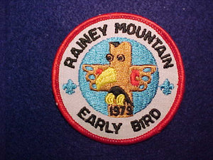 RAINEY MOUNTAIN EARLY BIRD, 1979