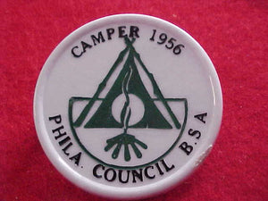 PHILADELPHIA COUNCIL, N/C SLIDE, 1956, CAMPER, PLASTIC