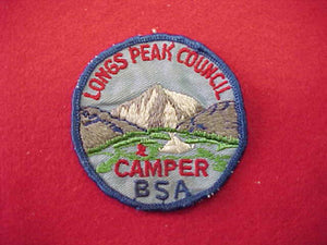 Longs Peak Council Camper 1960's Used