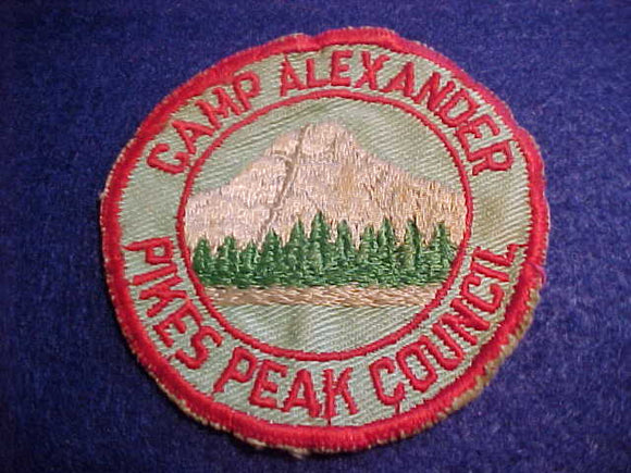 ALEXANDER, 1950'S, PIKES PEAK C., USED