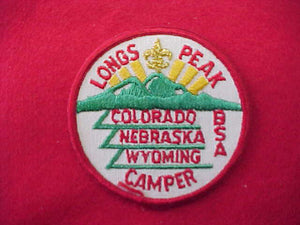 Longs Peak Council Camper