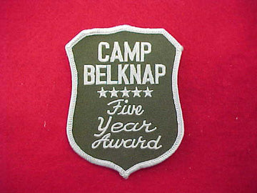 Camp Belknap 5 yr. Award (CA136)