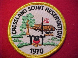 CROSSLAND SCOUT RESV., 1970, SLIGHT USE