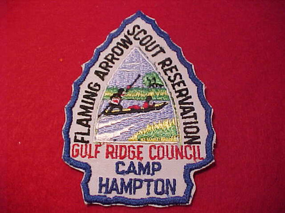 FLAMING ARROW SCOUT RESV., CAMP HAMPTON, GULF RIDGE C.