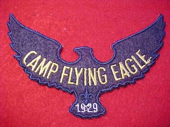 FLYING EAGLE, 1929 REPLICA, EMBROIDERED ON FELT