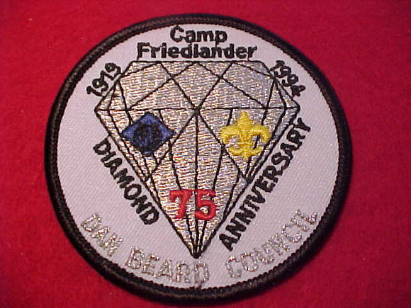FRIEDLANDER, 1919-1994, DIAMOND ANNIV., DAN BEARD C.