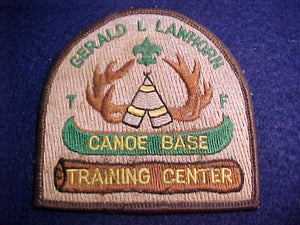 GERALD L. LAWHORN CANOE BASE, TRAINING CENTER