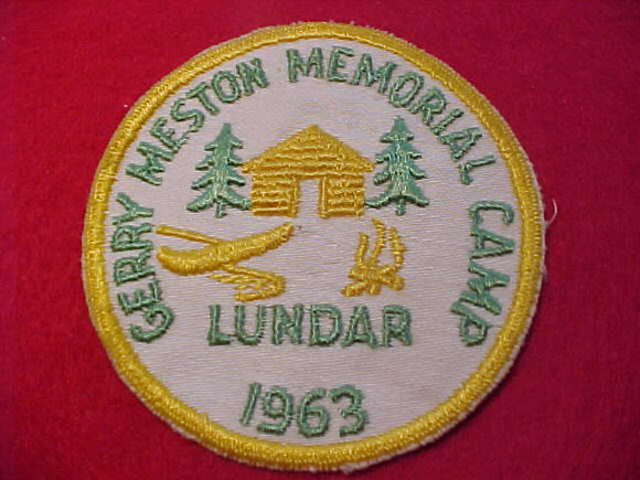 GERRY MESTON MEMORIAL CAMP, 1963, LUNDAR