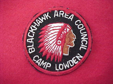 Lowden 1950's, Blackhawk A. C., cut edge, all white letters