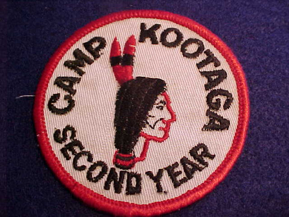KOOTAGA, 1960'S, SECOND YEAR, NO FDL, CLOTH BACK