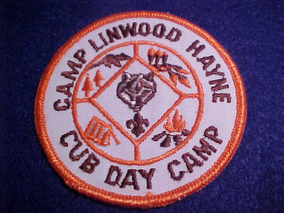 LINWOOD HAYNE, CUB DAY CAMP, GEORGIA CAROLINA C.