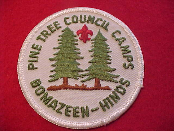 PINE TREE COUNCIL CAMPS, BOMAZEEN - HINDS