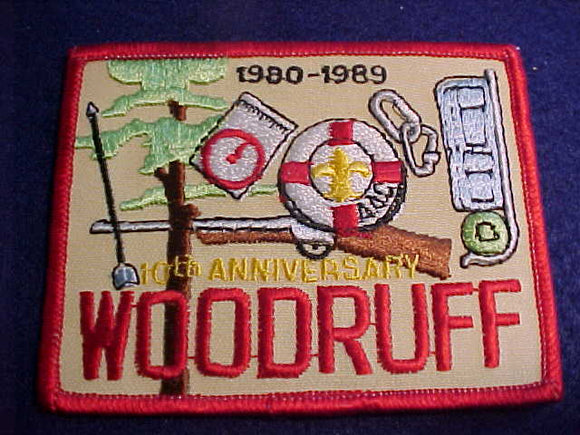 WOODRUFF, 1980-1989, 10TH ANNIV., ATLANTA AREA C.