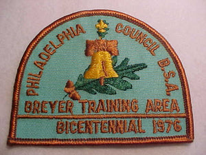 BREYER TRAINING AREA, 1976,BICENTENNIAL, PHILADELPHIA C.