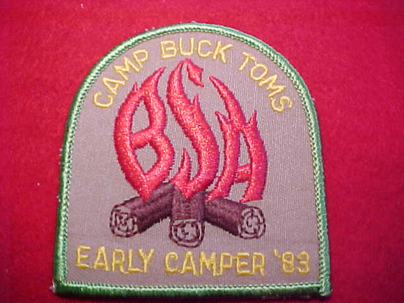 BUCK TOMS, 1983, EARLY CAMPER