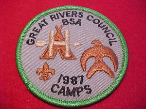 GREAT RIVERS COUNCIL CAMPS, 1987
