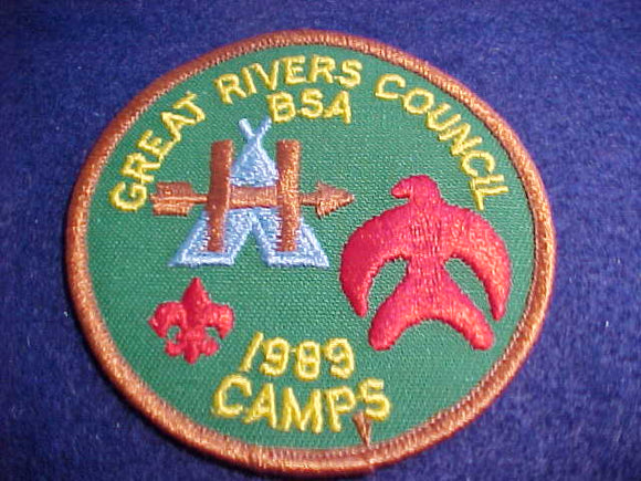 GREAT RIVERS COUNCIL CAMPS, 1989