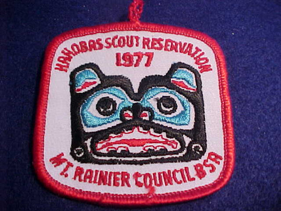HAHOBAS SCOUT RESV., 1977, MT. RAINIER C.