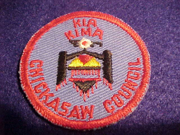 KIA KIMA, 1950'S, CHICKASAW C., 2, blue twill
