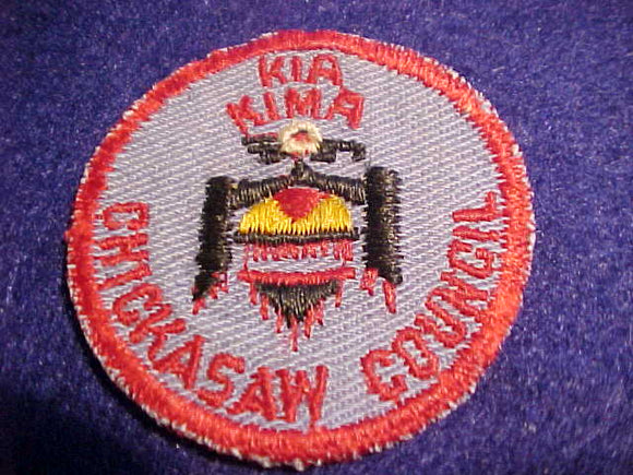 KIA KIMA, 1950'S, CHICKASAW C., 2, blue twill use