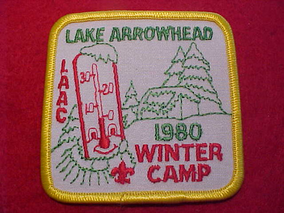 LAKE ARROWHEAD, 1980, WINTER CAMP, LOS ANGELES AREA C.